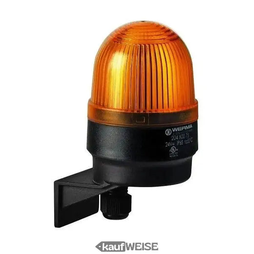 WERMA xenon flash light 222.300.68 | Orange 24V AC/DC | IP65 installation