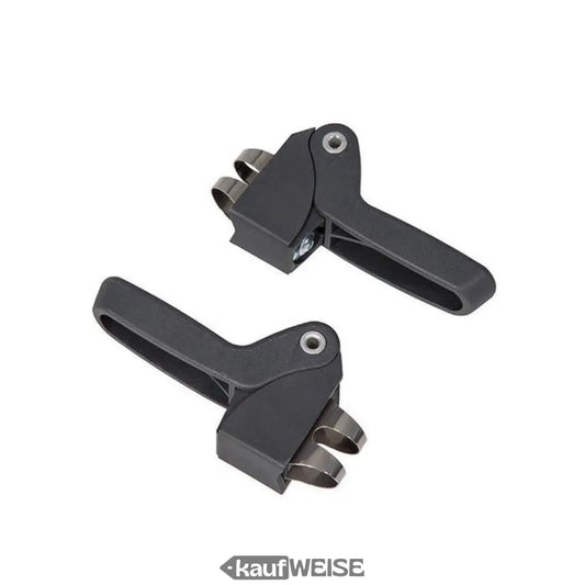 Schwarze Schnellspanner für Fahrrad mit silbernen Federn, passend für Qibbel Junior