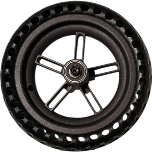 Xiaomi E-Scooter Complete Rear Wheel (8.5 inch) | Honeycomb Solid Rubber Tire | Puncture-Proof &amp; Ready to Install | For M365, Pro 2, 1S