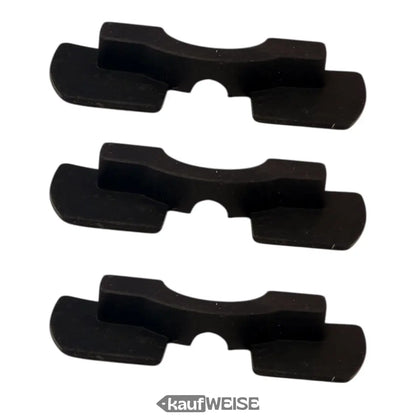 Drei schwarze Gummi-Vibrationsdämpfer für Xiaomi M365/Pro gegen Wackeln