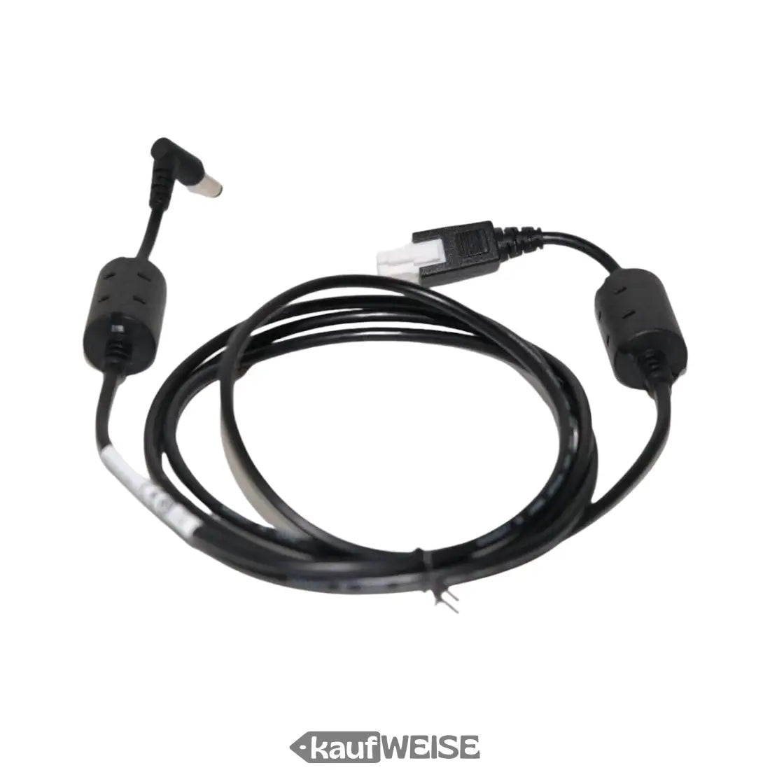 Schwarzes Netzkabel mit Ferritkernen für Zebra RFD8500 RFID Scanner